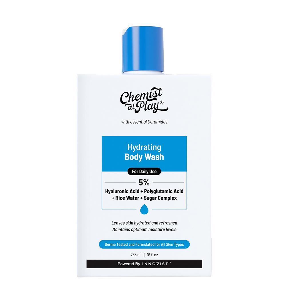 Hydrating Body Wash 5% Niacinamide & Hyaluronic Acid Shower Gel for Women & Men