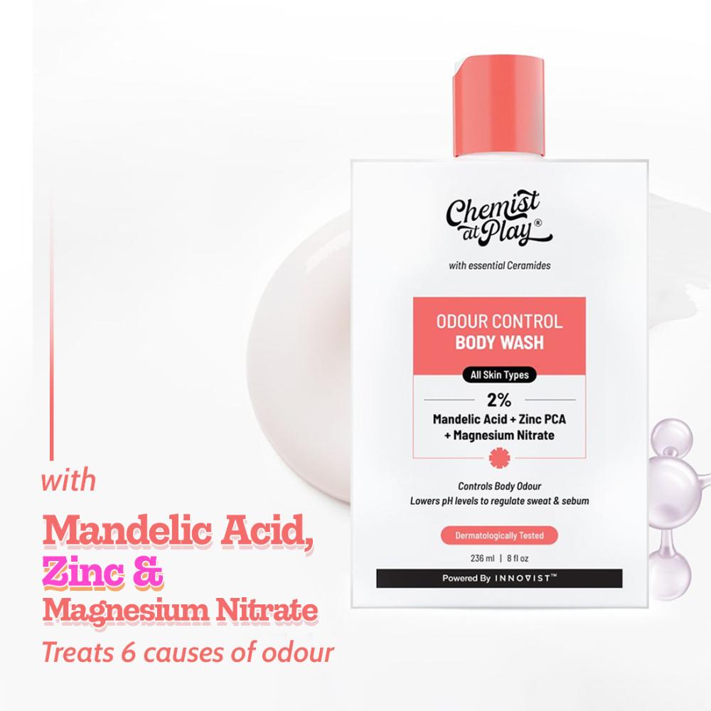 India's 1st Odour Control Bodywash, Long Lasting Freshness, For Men & Women