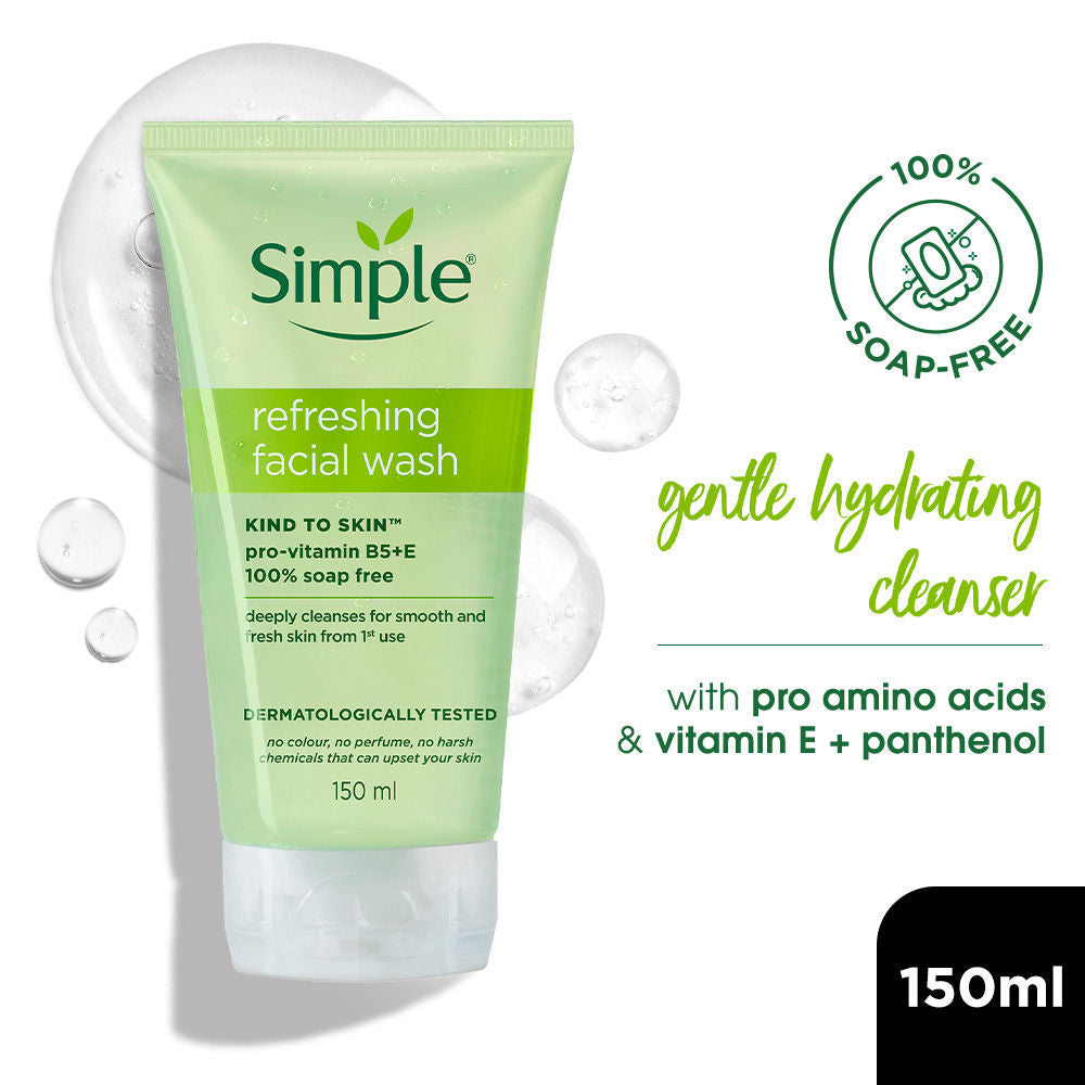 Refreshing Facial Wash, 100% Soap-Free | Perfect for Sensitive Skin - 150ml