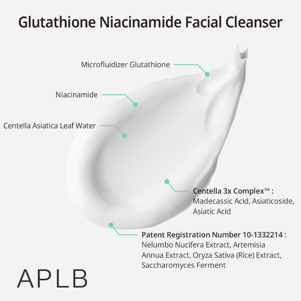 Glutathione Niacinamide Facial Cleanser