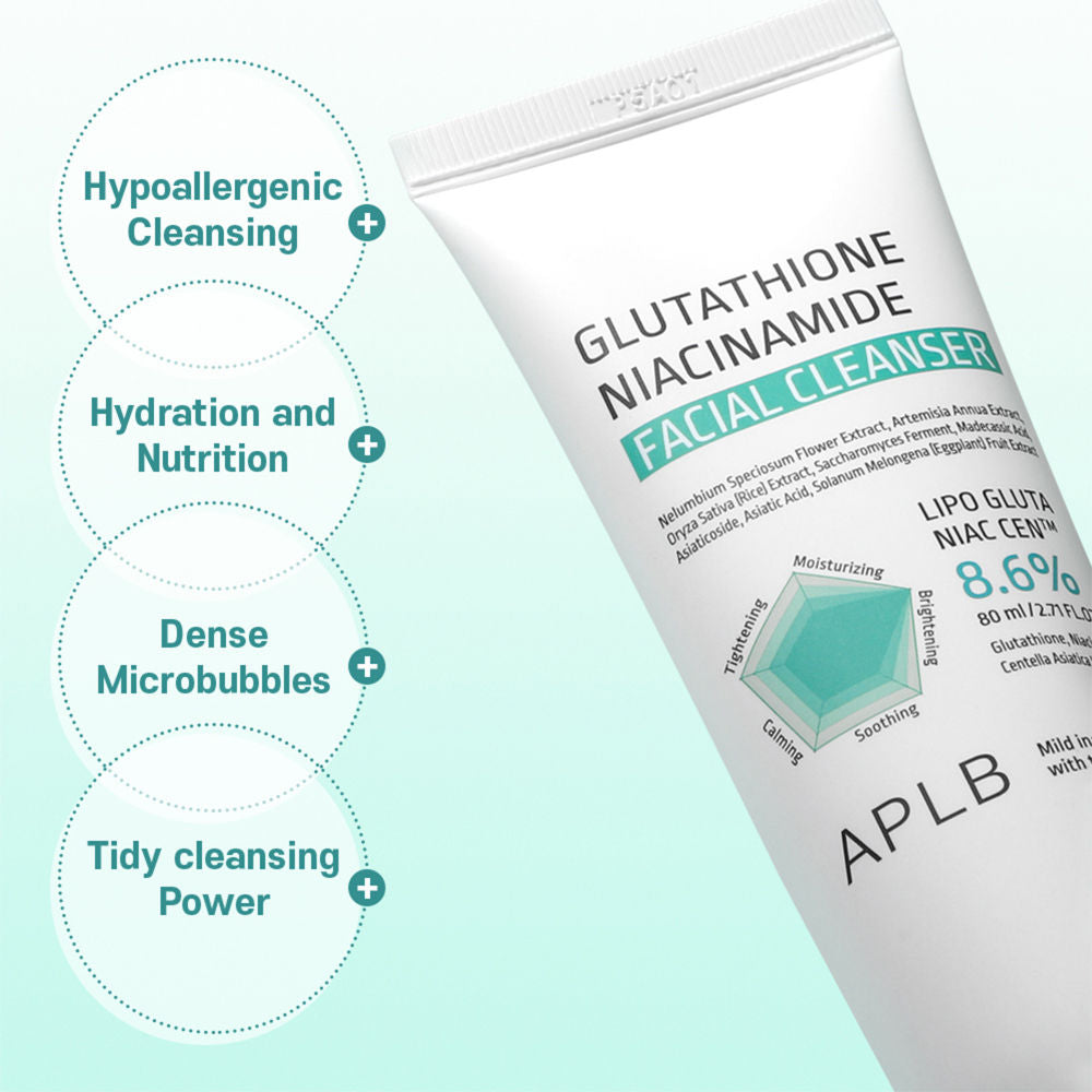Glutathione Niacinamide Facial Cleanser
