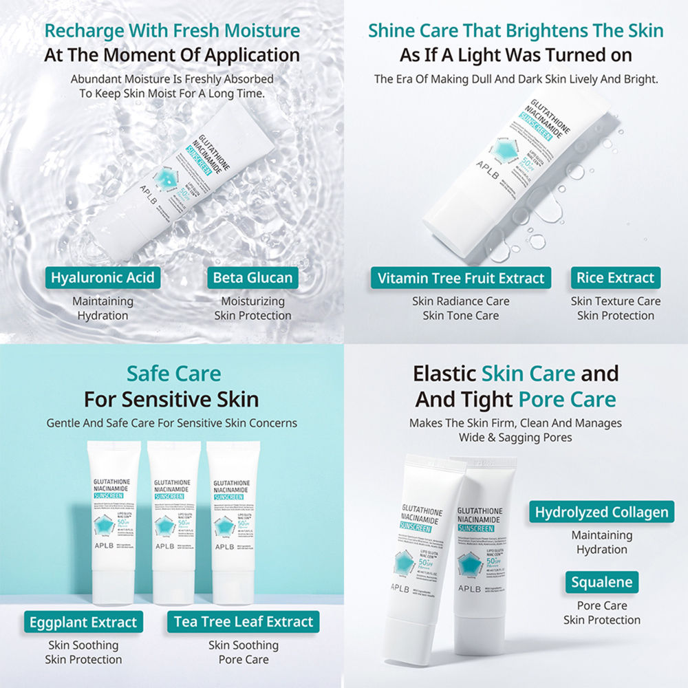 Glutathione Niacinamide Sunscreen SPF 50+ PA++++