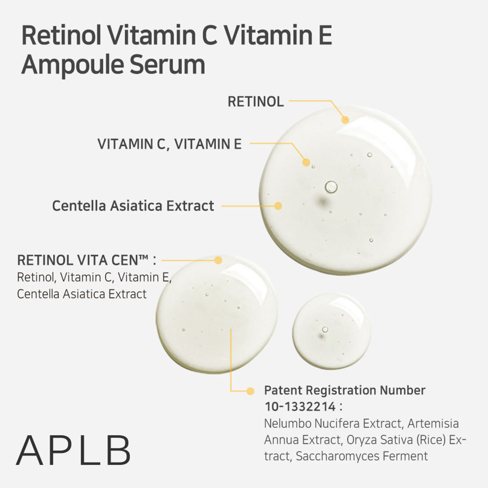 Retinol Vitamin C Vitamin E Ampoule Serum