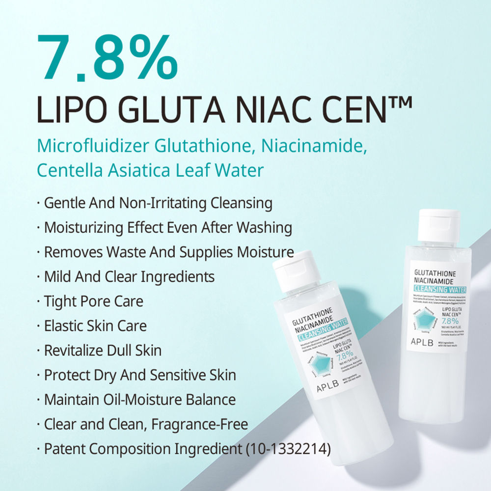 Glutathione Niacinamide Cleansing Water
