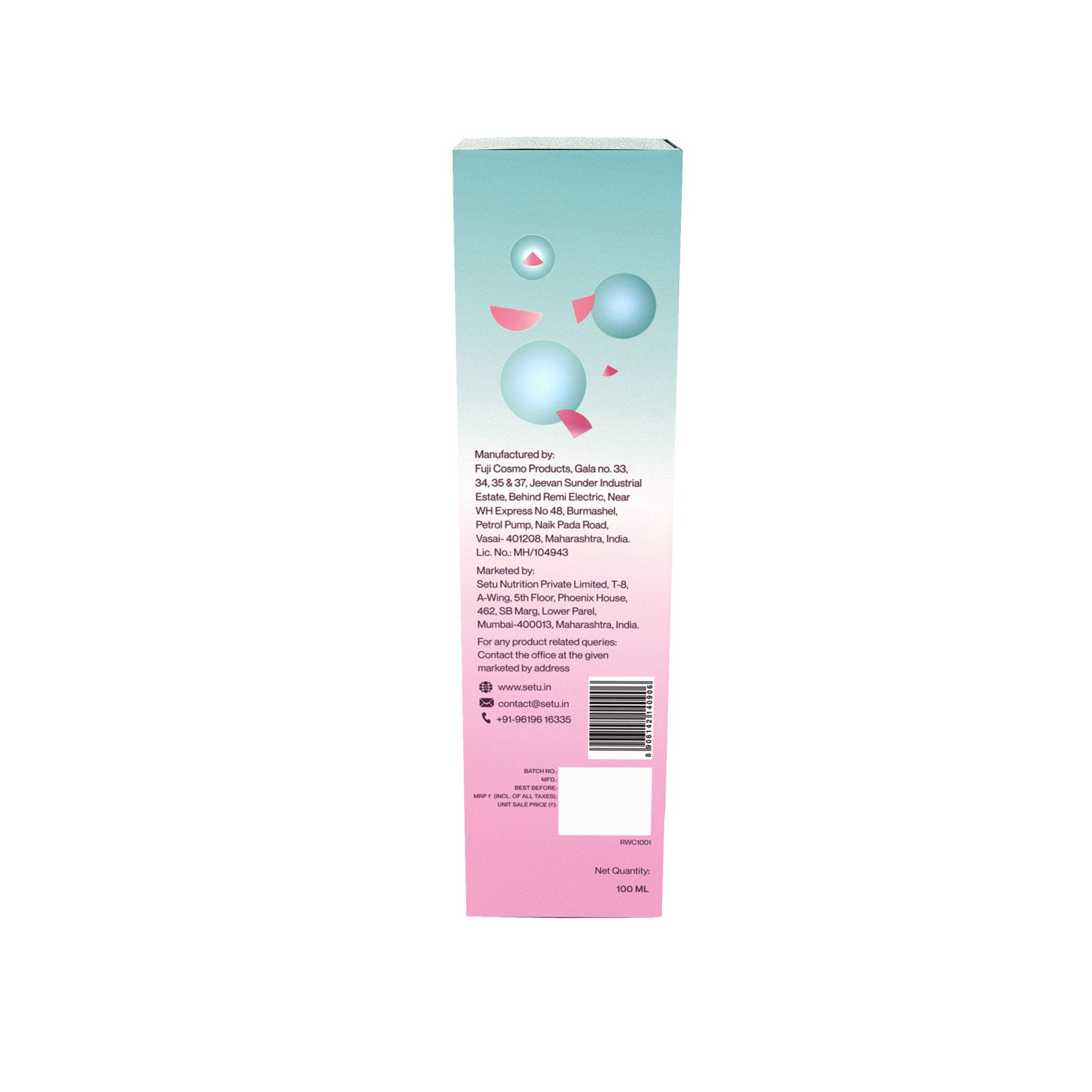 Organic Rose Water Spray