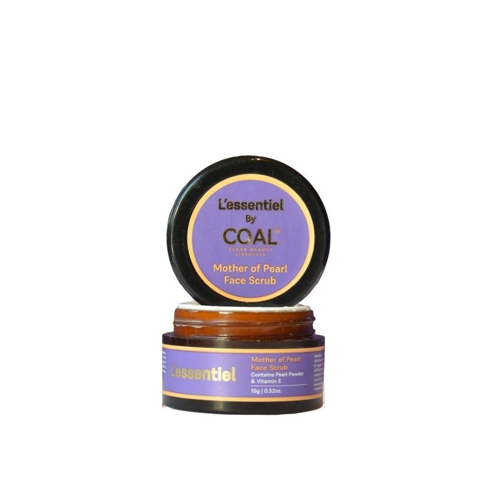Mother of Pearl Face Scrub With Vitamin E Exfoliates, Removes Dead Skin
