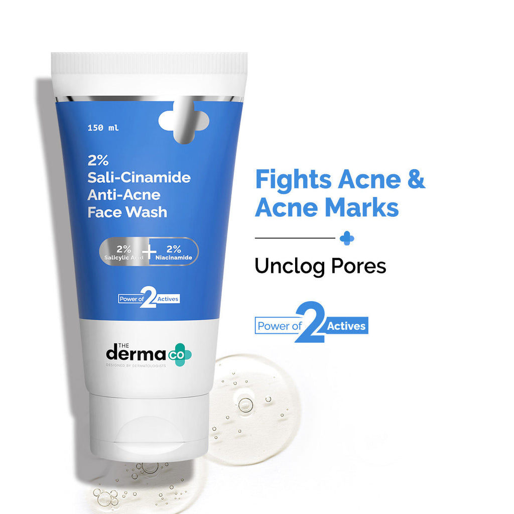 Sali-Cinamide Anti-Acne Face Wash with 2% Salicylic Acid & 2% Niacinamide