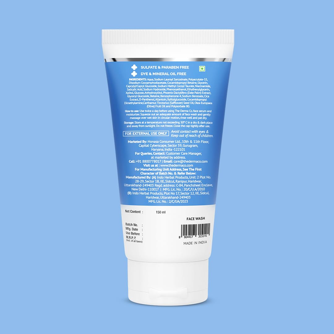 Sali-Cinamide Anti-Acne Face Wash with 2% Salicylic Acid & 2% Niacinamide