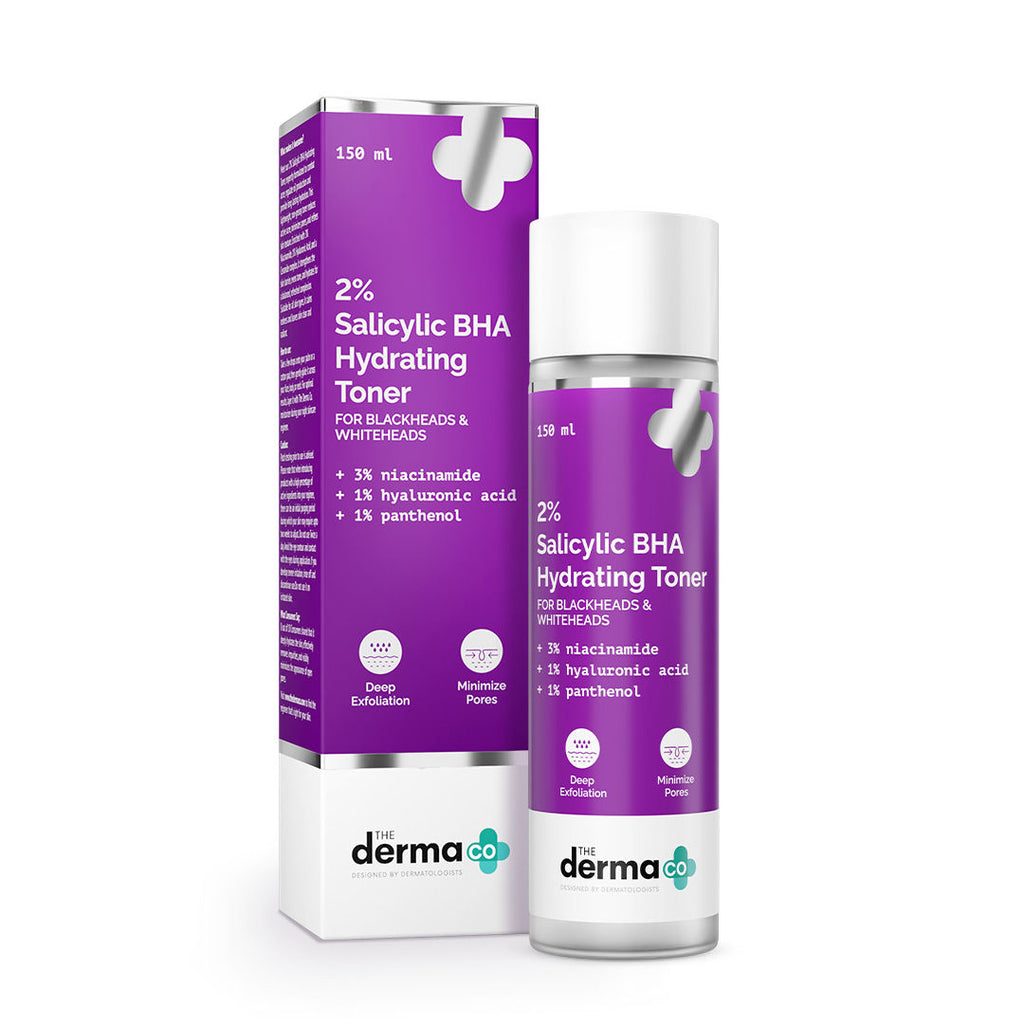 2% Salicylic BHA Hydrating Toner for Oily and Acne Prone Skin