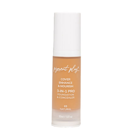 3-in-1 Cover + Enhance + Nourish Foundation & Concealer - 03 Natural