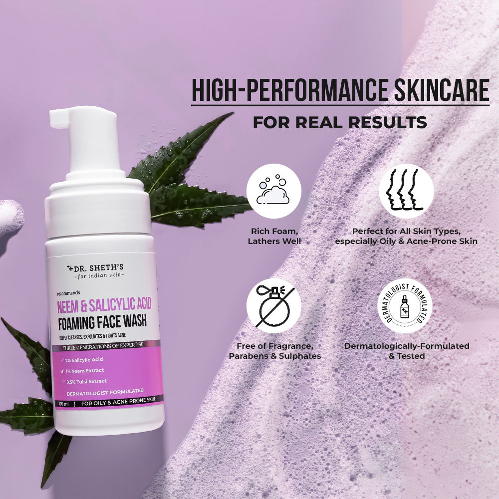 Neem & Salicylic Acid Foaming Face Wash