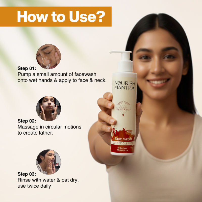 Coffee Cleanse Face Wash for Excess Oil Control & Tan Removal