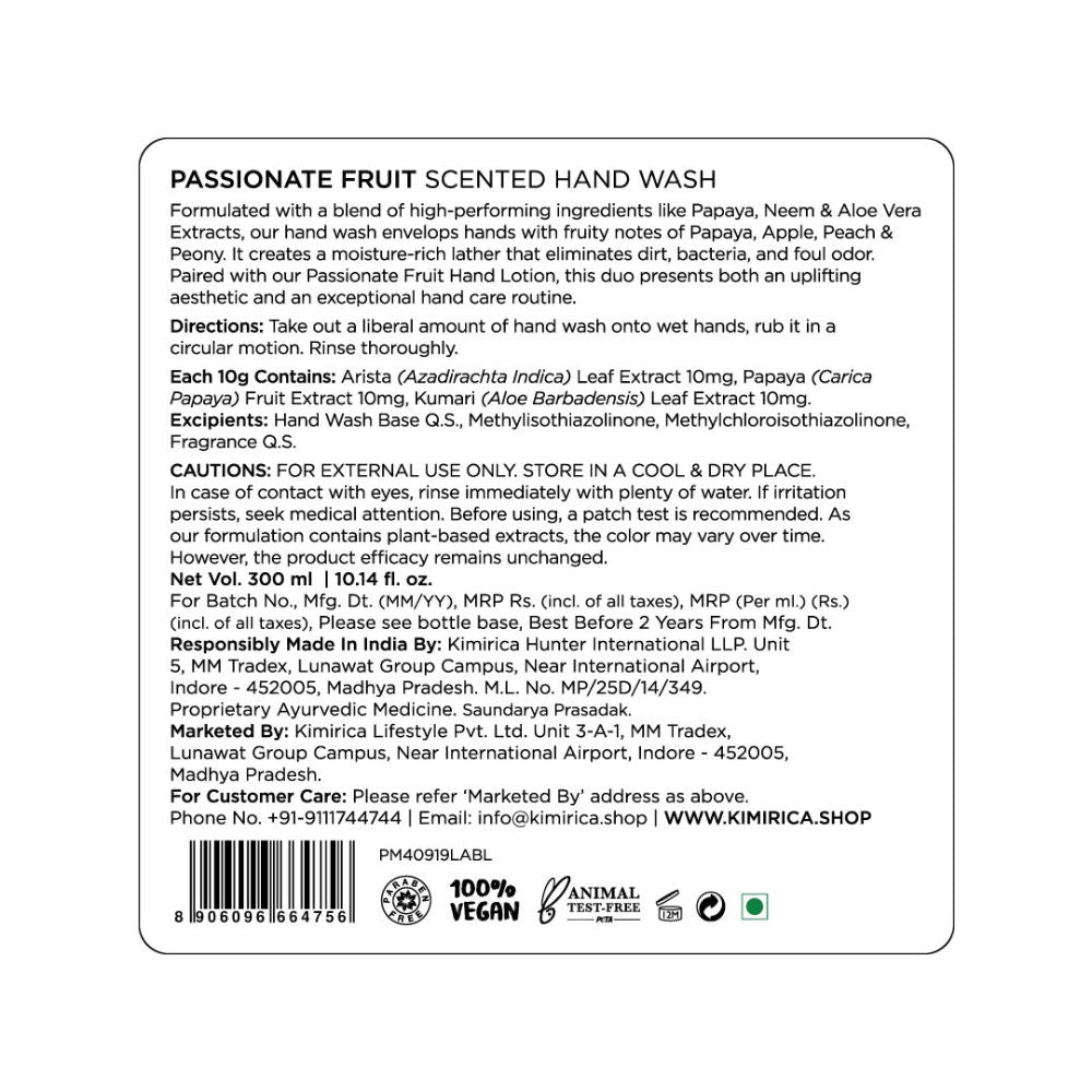 Passionate Fruit Scented Hand Wash
