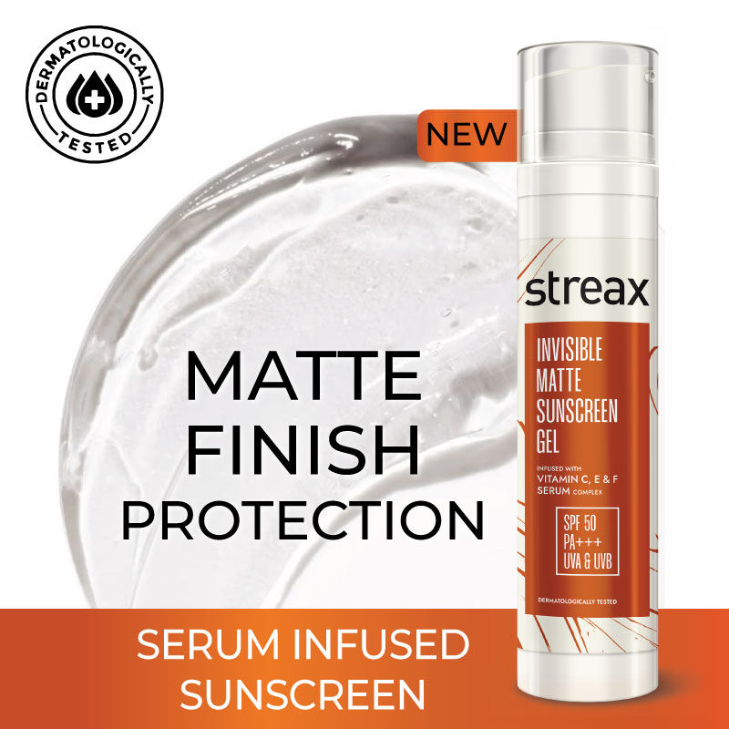 Invisible Matte Gel Sunscreen SPF 50 Pa+++, For Glowing Skin, No White Cast & Non-Greasy