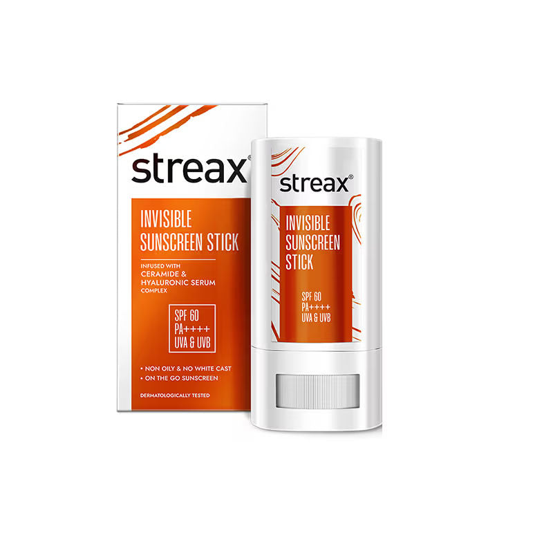 Sunscreen Stick SPF 60 Pa++++, Travel-Friendly, Easy Reapplication & No White Cast Color