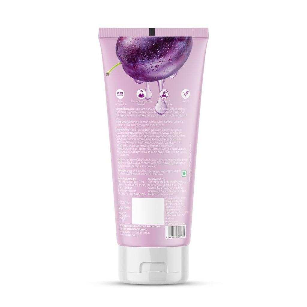 The Plant Fix Jamun Active Acne Mini Facewash Gel Oily & Acne Prone Skin