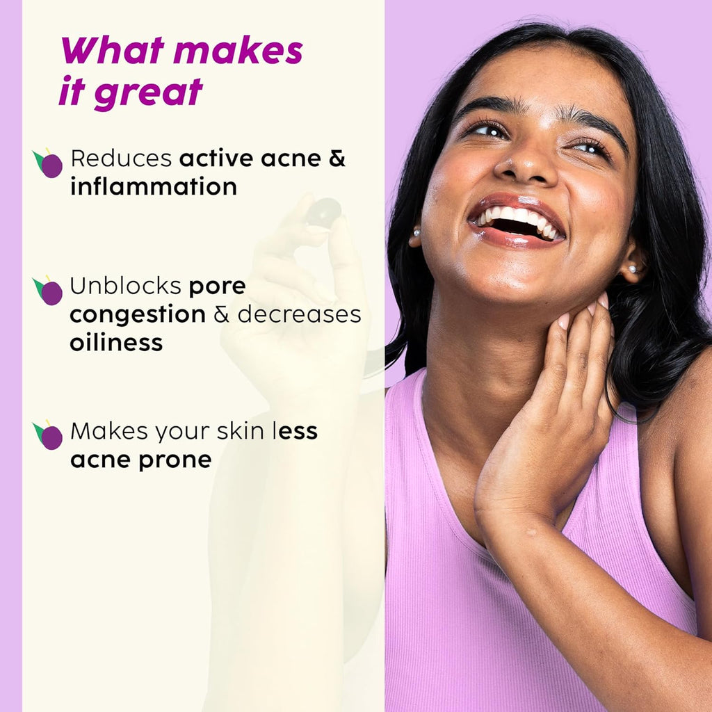 The Plant Fix Jamun Active Acne Mini Facewash Gel Oily & Acne Prone Skin