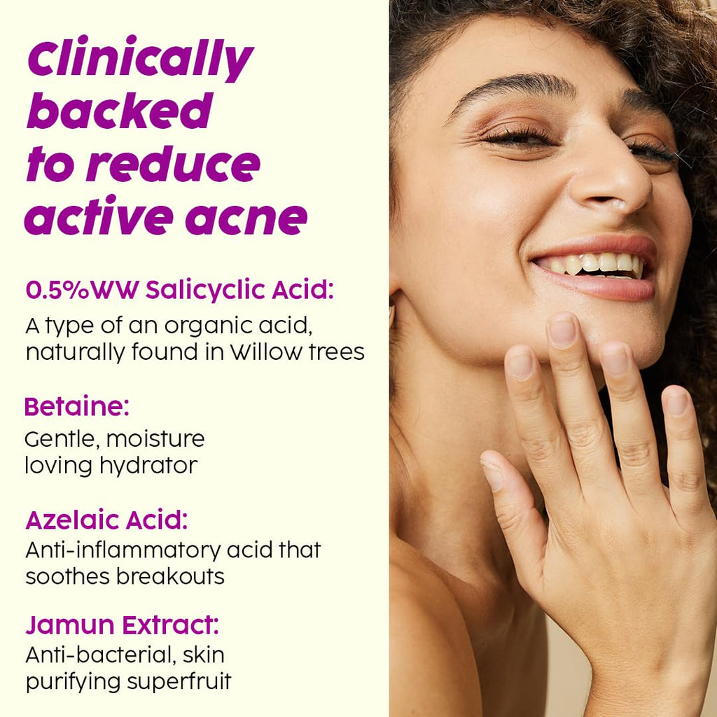 The Plant Fix Jamun Active Acne Mini Facewash Gel Oily & Acne Prone Skin