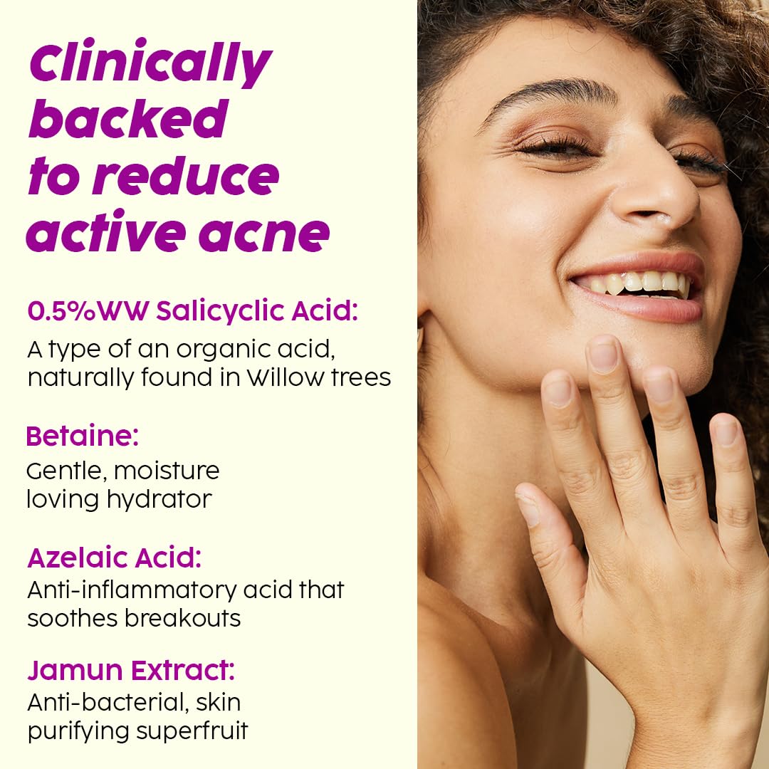 The Plant Fix Jamun Active Acne Mini Facewash Gel Oily & Acne Prone Skin