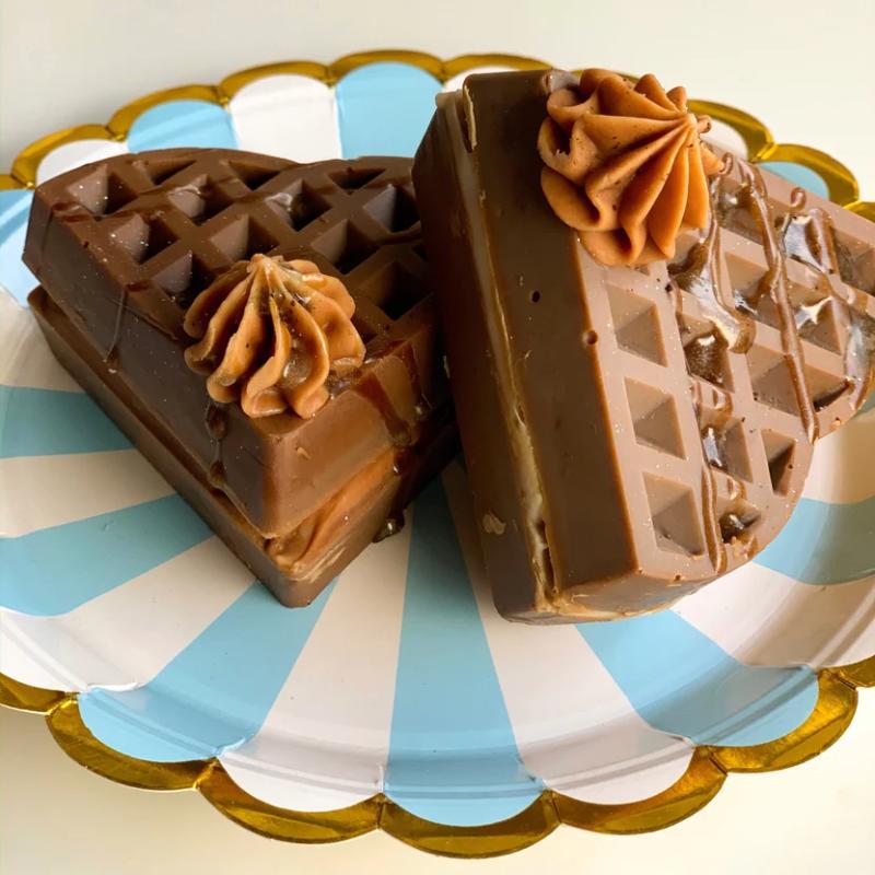 Caramel Chocolate Waffle Soap