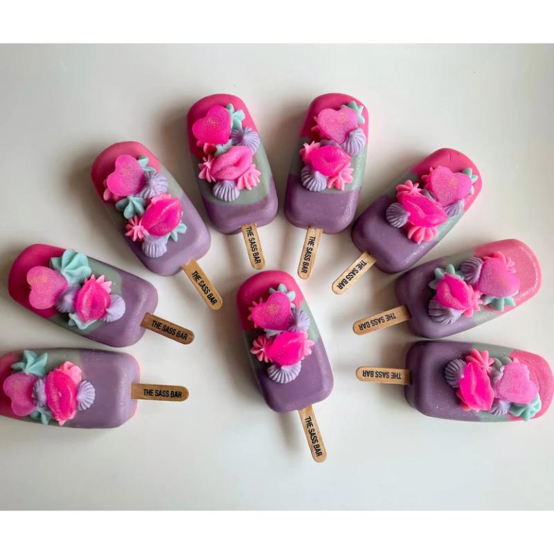 Flower Bomb Popsicle Soap