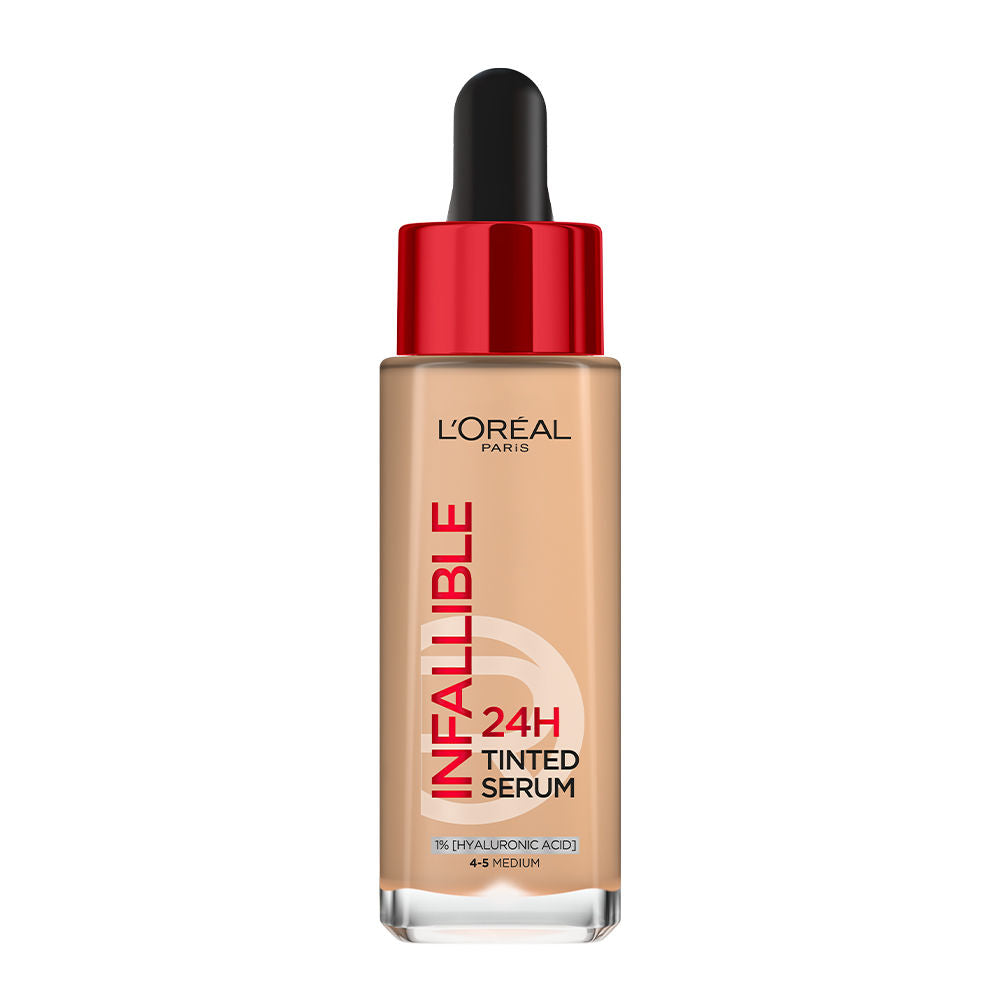 L’Oreal Paris Infallible 24H Tinted Serum Foundation, Lightweight, Dewy & Radiant