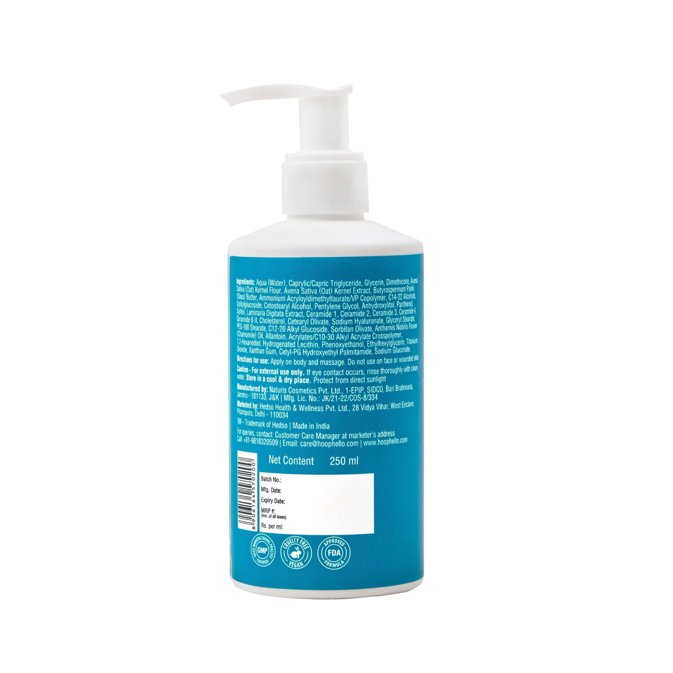 Oatmeal Body Lotion For Dry Skin