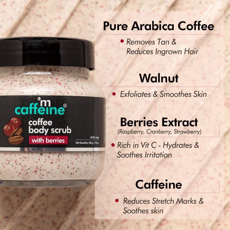 Coffee Body Scrub With Berries