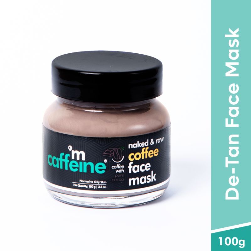 D-Tan Removal Coffee Clay Face Mask - Pore Cleansing Face Pack for Normal to Oily Skin