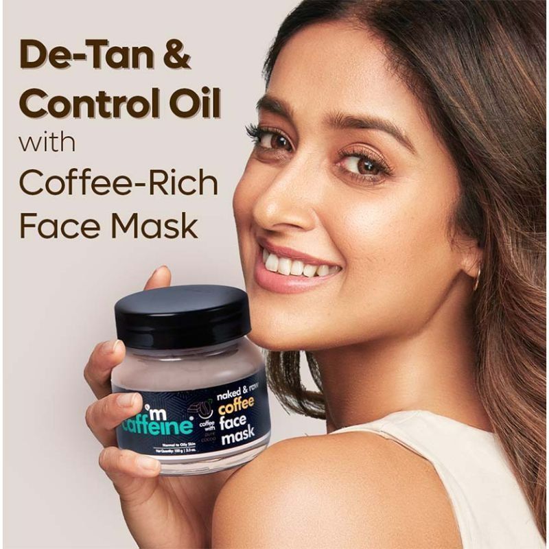 D-Tan Removal Coffee Clay Face Mask - Pore Cleansing Face Pack for Normal to Oily Skin