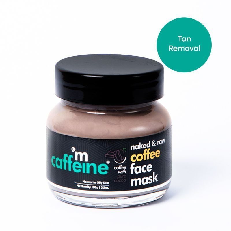 D-Tan Removal Coffee Clay Face Mask - Pore Cleansing Face Pack for Normal to Oily Skin