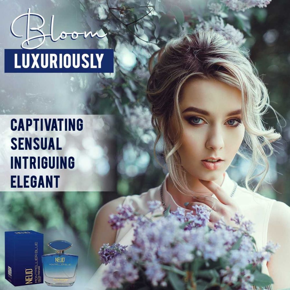 Montpellier Blue Luxury Perfume For Elegant Women Long Lasting EDP