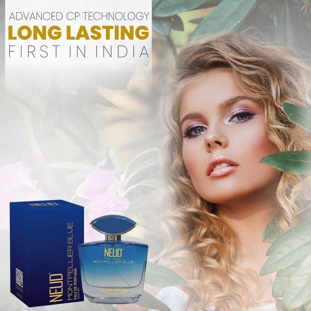 Montpellier Blue Luxury Perfume For Elegant Women Long Lasting EDP