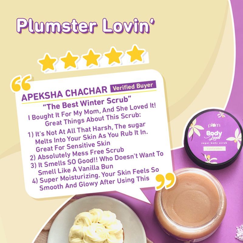 BodyLovin Vanilla Vibes Sugar Body Scrub