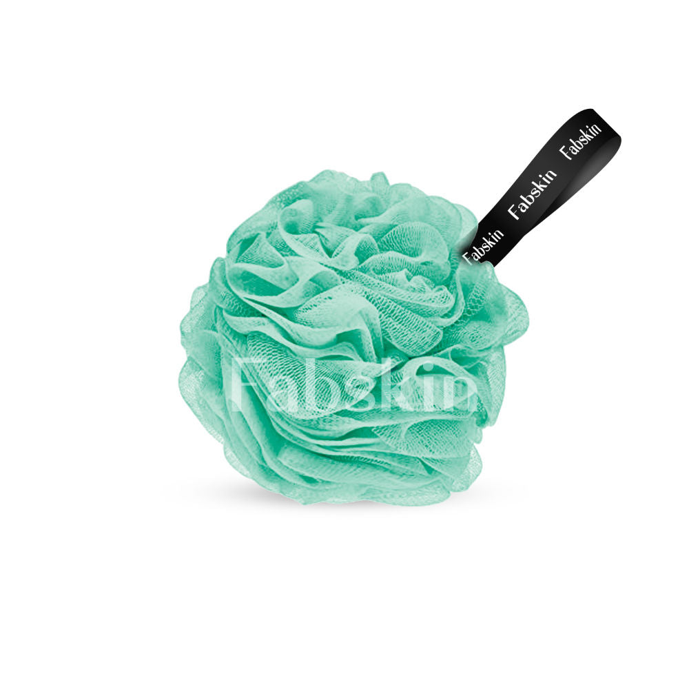 Luxury Bathing Round Loofah Bath Sponge - Green