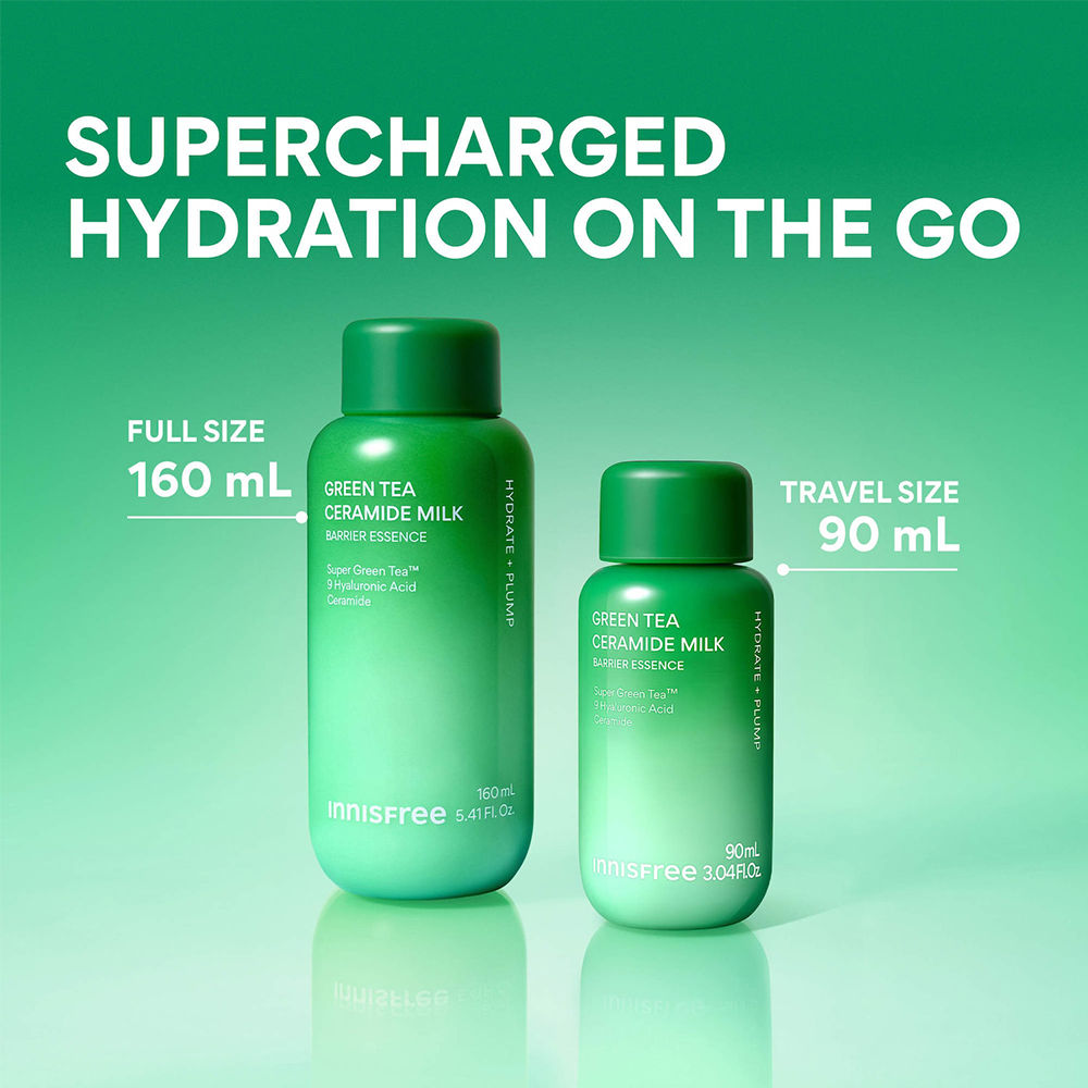 Green Tea Ceramide Milky Toner, Instant Hydration Barrier Repair in 3 Days