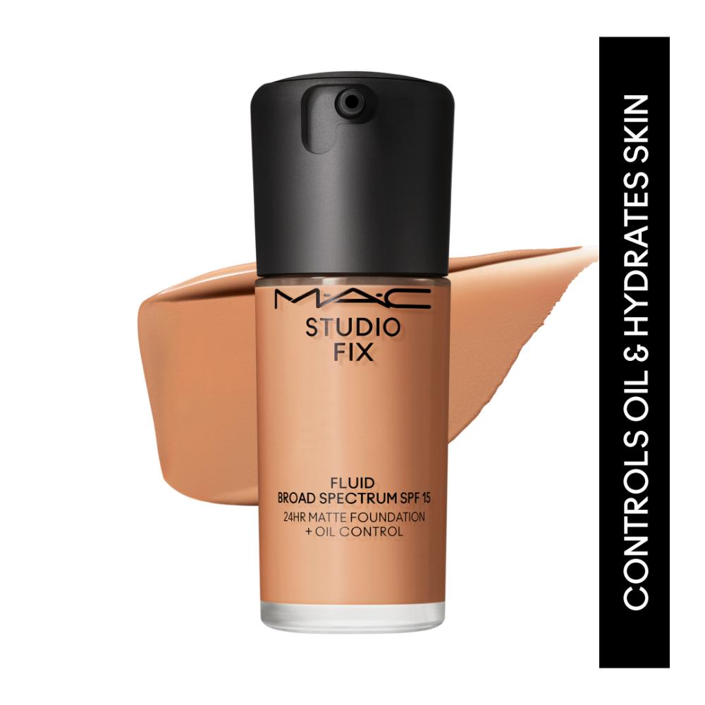 Studio Fix Fluid SPF 15 Soft Matte Foundation With Hyaluronic Acid - NC 44