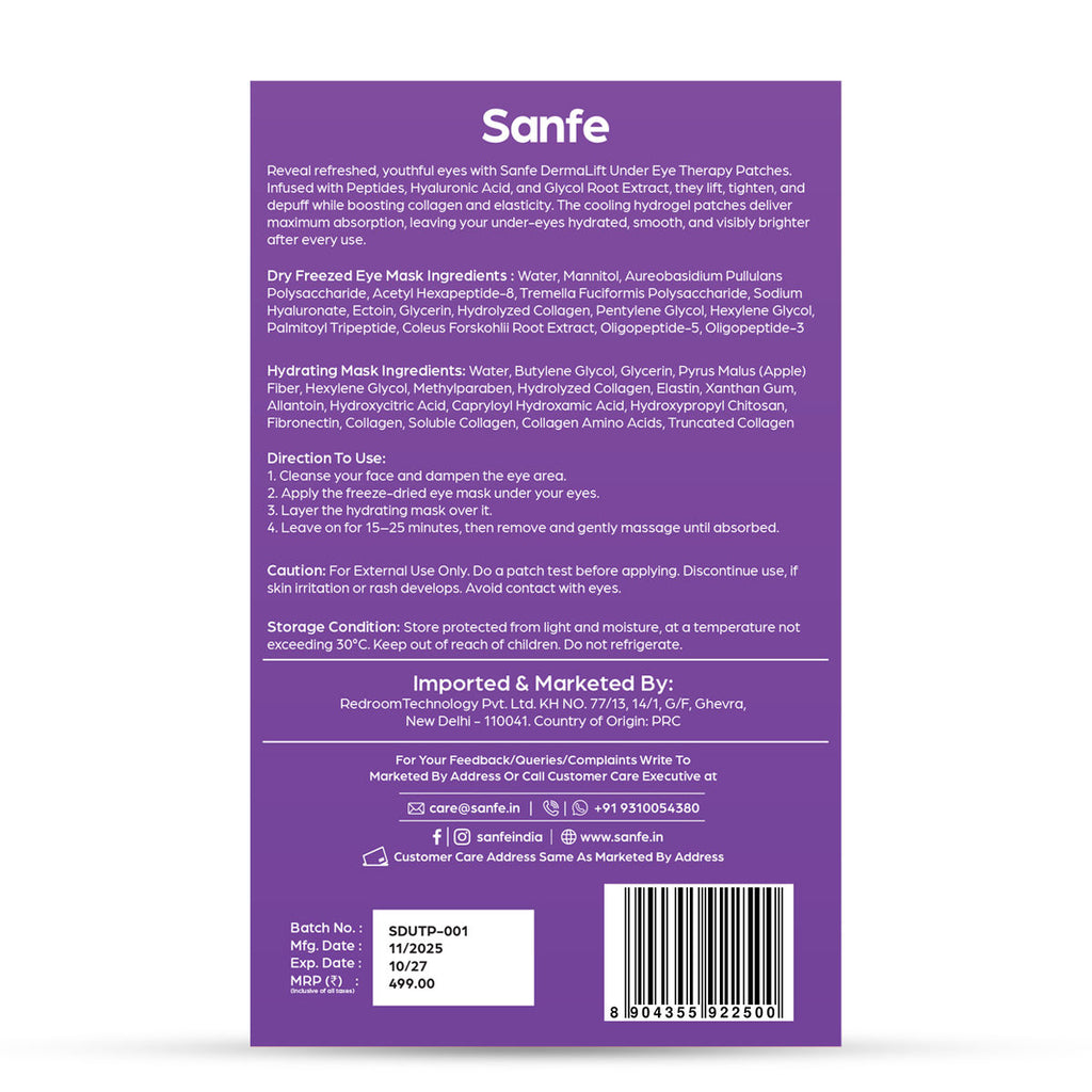 Dermalift Under Eye Therapy Patches