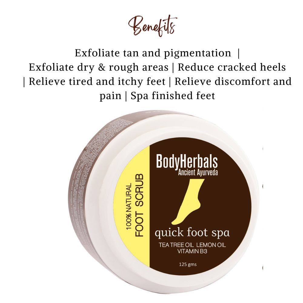 Foot Scrub - 1 minute pedicure