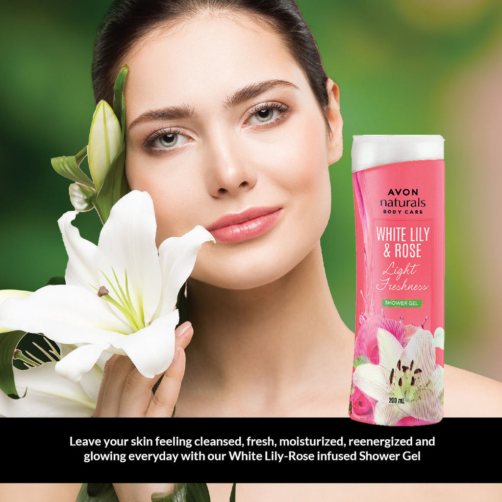 Naturals Body Care White Lily & Rose Shower Gel