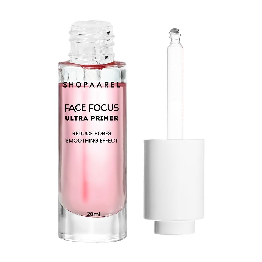 Face Focus Ultra Primer Reduce Pores, Watermelon Extract, Oil Control- Pink