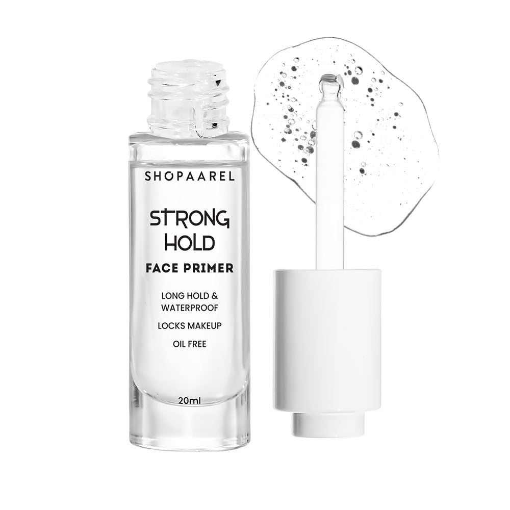 Strong Hold Face Primer Long Hold & Waterproof, Locks Makeup Oil Free - Clear Shade