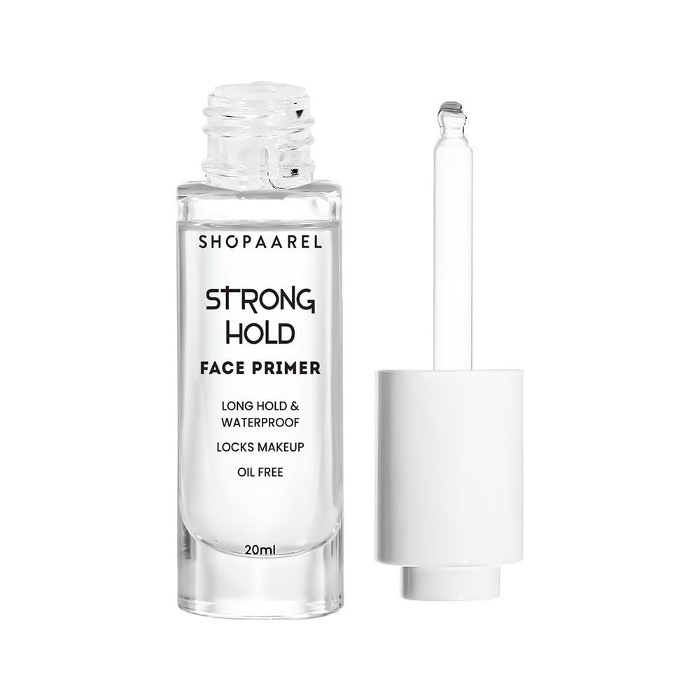 Strong Hold Face Primer Long Hold & Waterproof, Locks Makeup Oil Free - Clear Shade