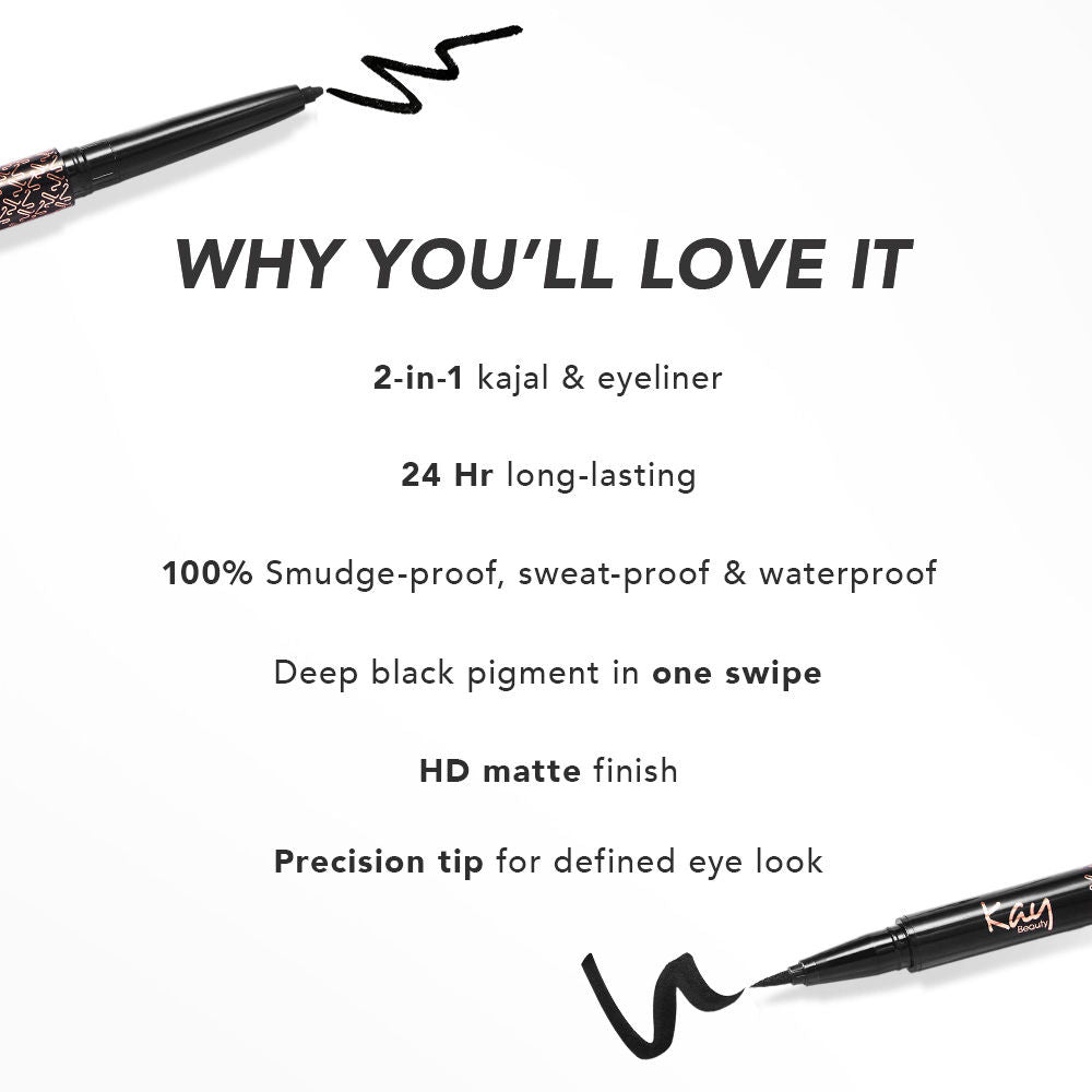 Intense Black 24H Kajal Eyeliner Duo
