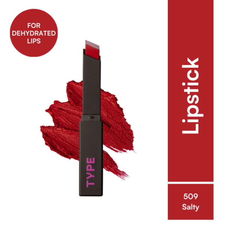 Cream Matte Lipstick For Dehyrated Lips - Squalane And Tripeptides 8 Hr Stay - Salty