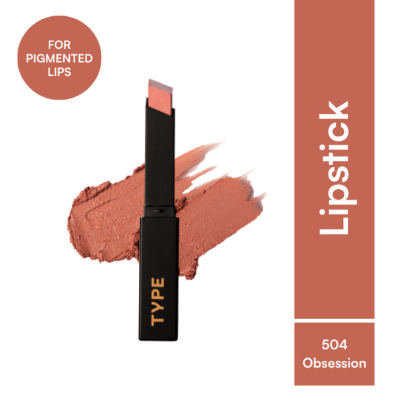 Cream Matte Lipstick For Pigmented Lips - Vit C And Niacinamide - 8 Hr Stay - Obsession