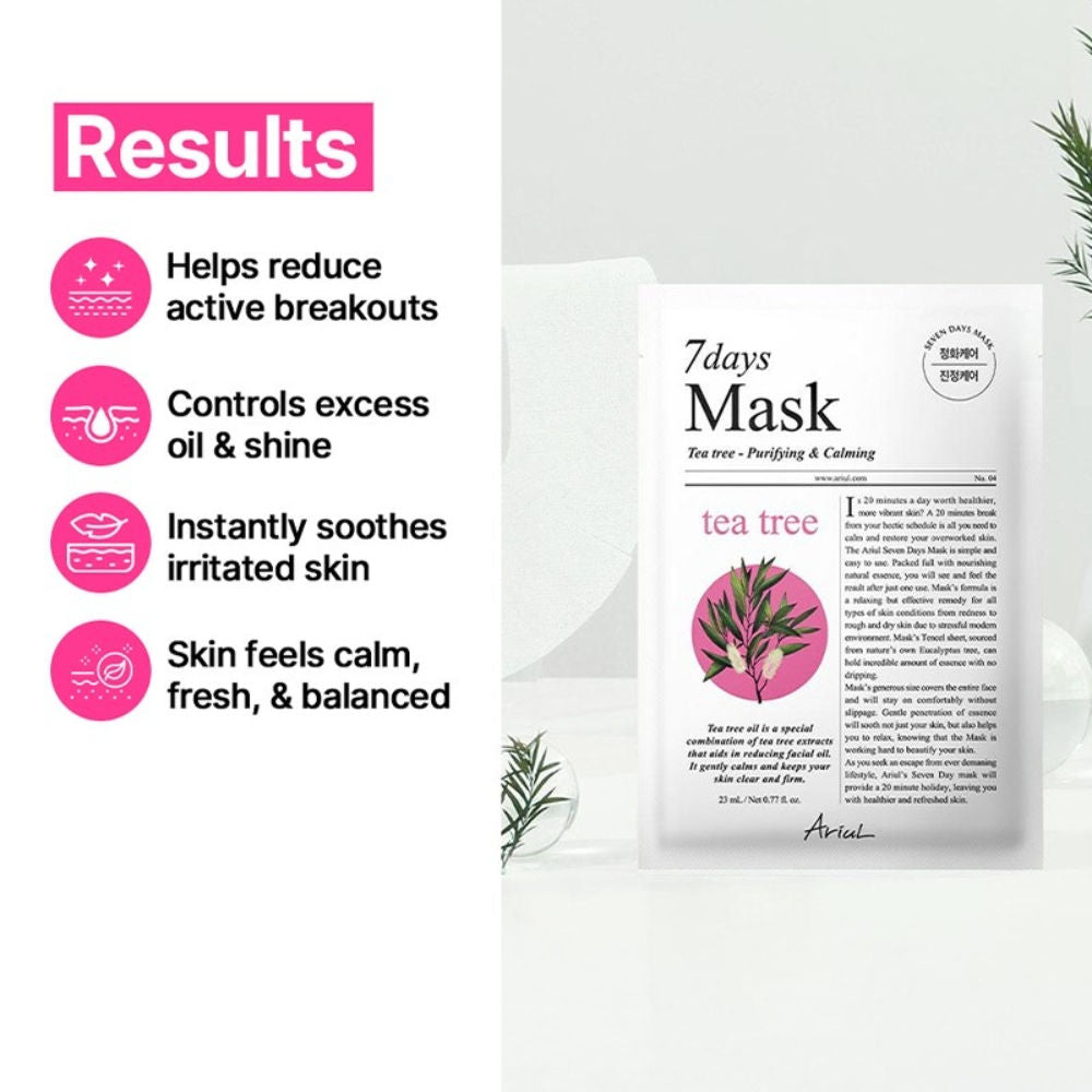 7days Mask - Tea Tree + M