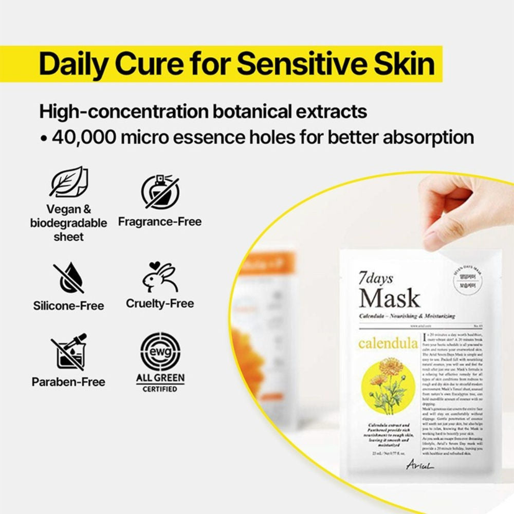 7days Mask - Calendula + P
