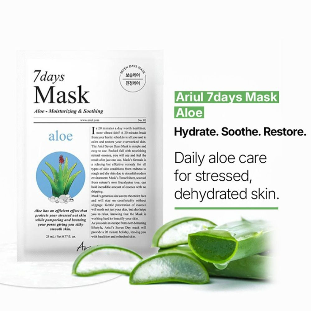 7days Mask - Aloe + H