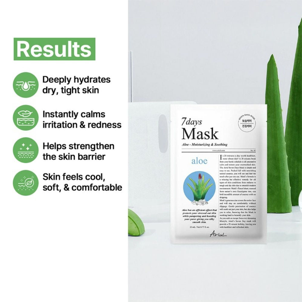 7days Mask - Aloe + H